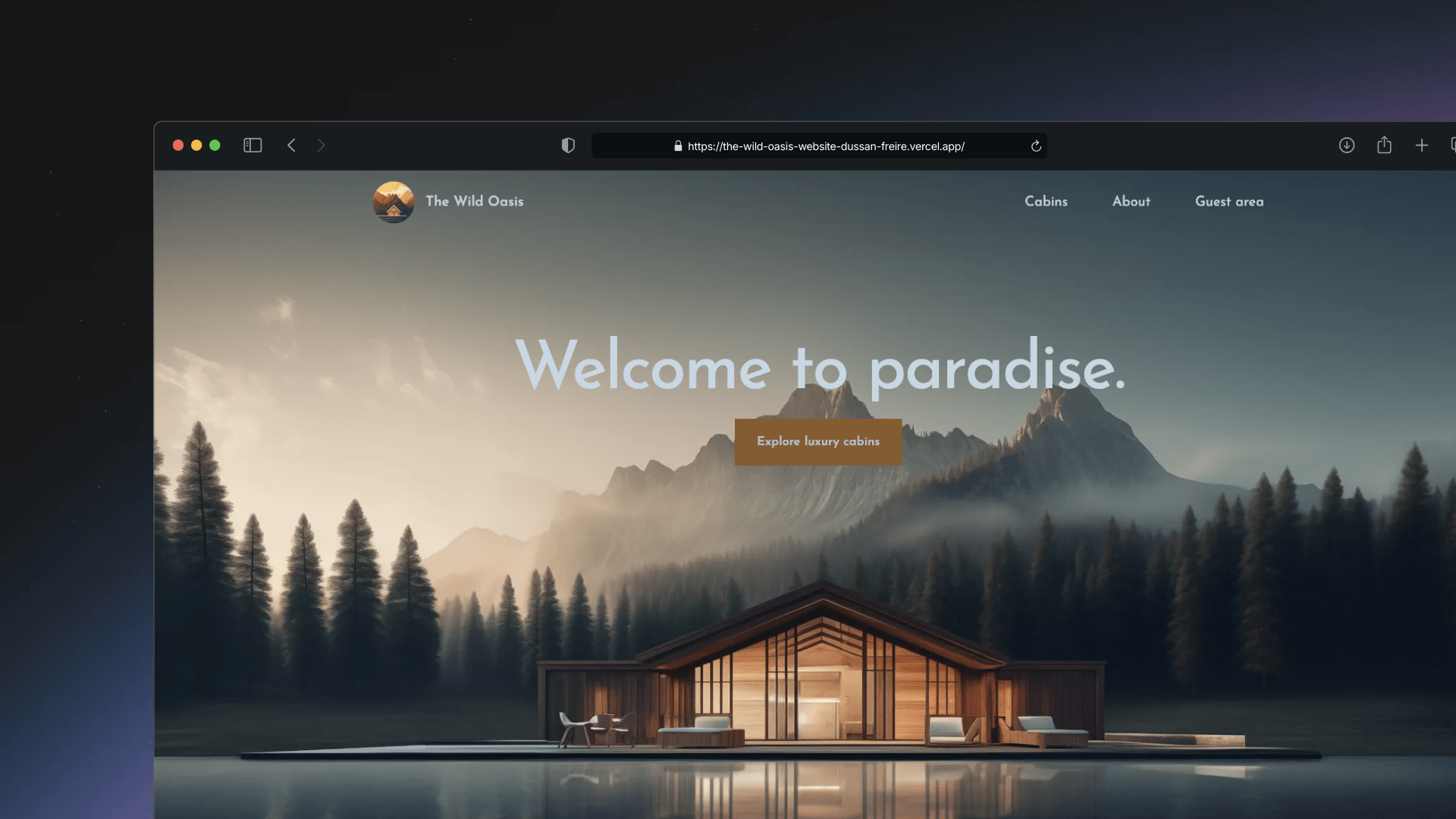 The Wild Oasis - Client version