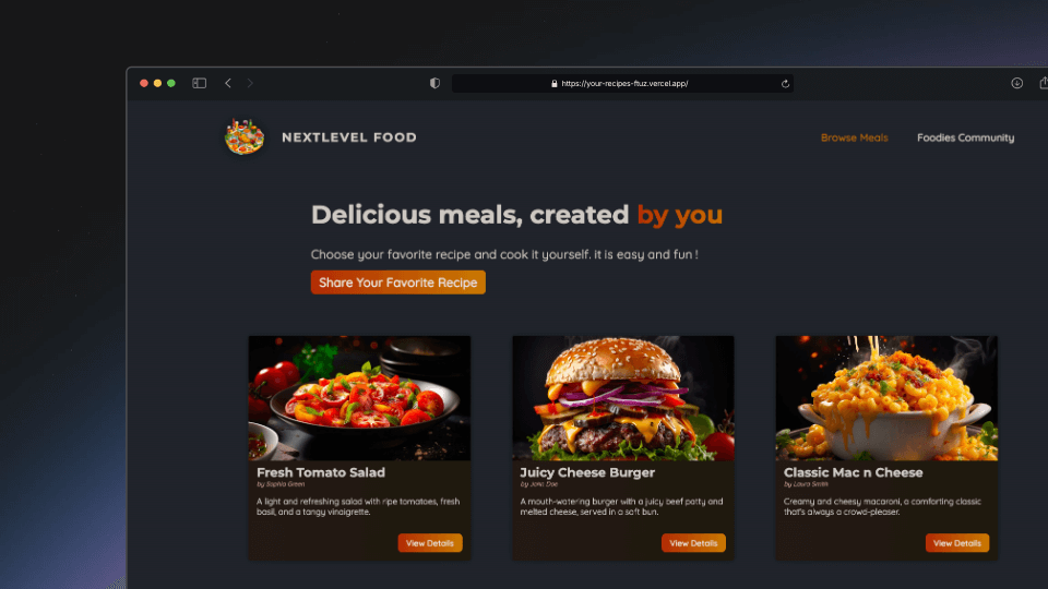 Your recipes